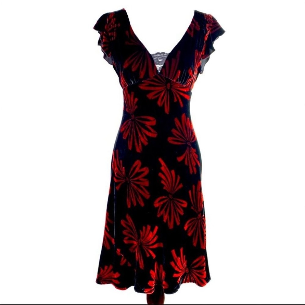 Nanette Lepore crushed velvet dress